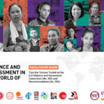 Image of front of report on Violence and Harassment in the World Of Work Facilitator Guide